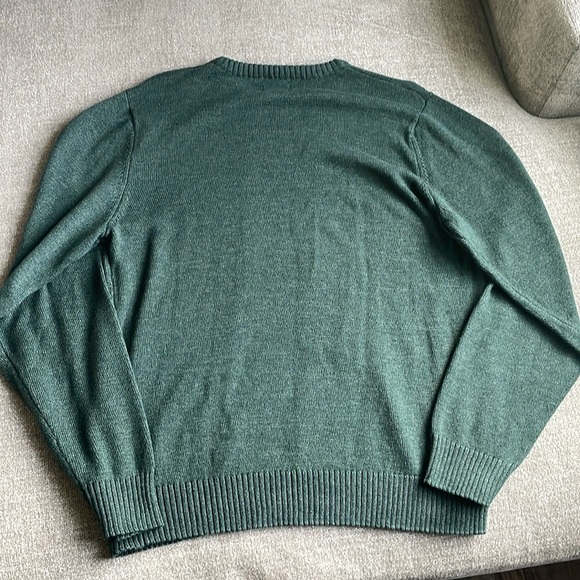 Men’s XL Haggar Long Sleeve Dark Green Sweater - Picture 5 of 5